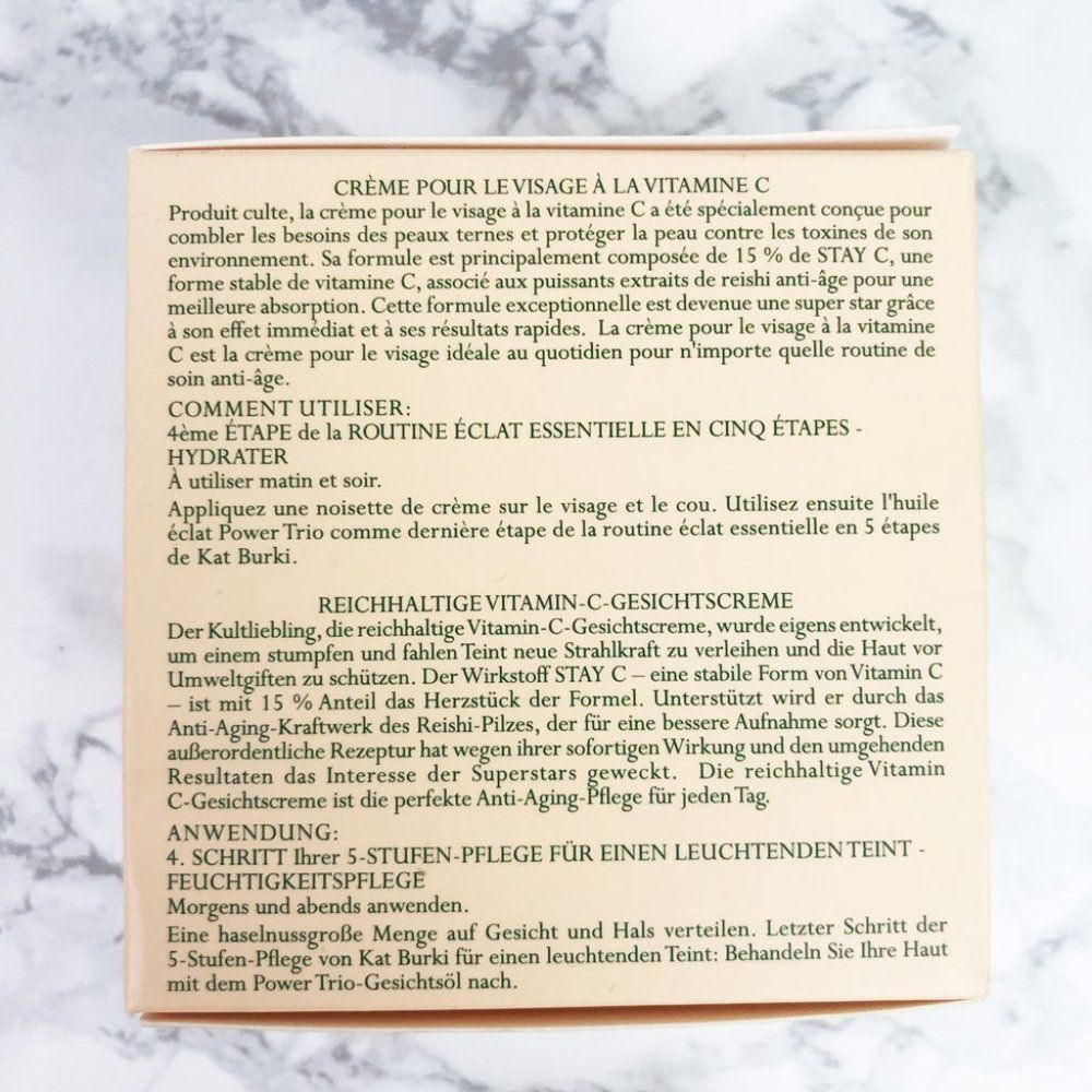 NIB Vitamin C Intensive Face Cream #2 - Kat Burki - Picture 7 of 10